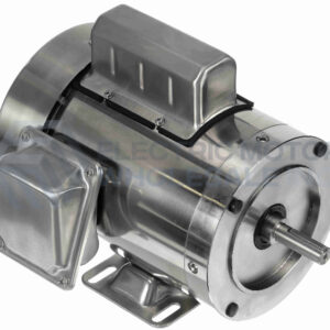 191475.00 leeson 1/2hp single phase sst washdown motor c6c17wk14a