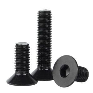 china black oxide black zinc csk flat head hex socket bolt screw manufacturer and supplier | chengyi