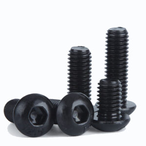 china black oxide black zinc plated iso7380 hex socket button head security cap screw bolt manufacturer and supplier | chengyi