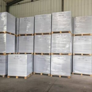 china source factory produces disposable pe single layer coated flat paper