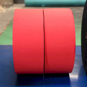 colored large rolls of tissues red and black tissues