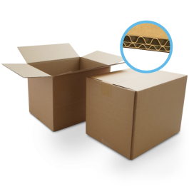 double wall brown cardboard boxes