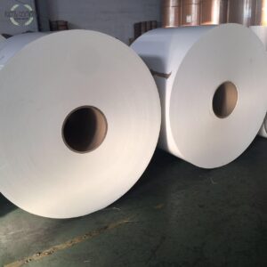 giant thermal paper rolls, white, high quality, customizable sizes, raw materials