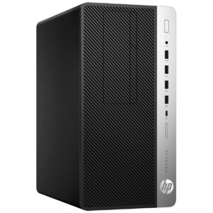 hp prodesk 600 g4 tower intel core i5 8500 6 core 16gb ram 512gb ssd windows 11 pro, wi fi, dvd