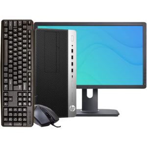 hp prodesk 600 g4 tower intel i5 8th gen 32gb ram 2tb hdd 22in lcd windows 11 pro wi fi